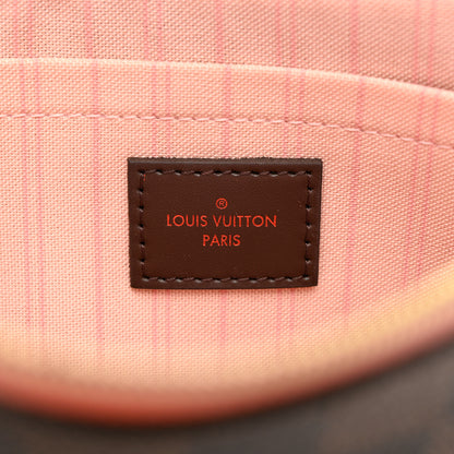 Louis Vuitton Damier Ebene Neverfull MM GM Pochette Rose Ballerine 7 of 7