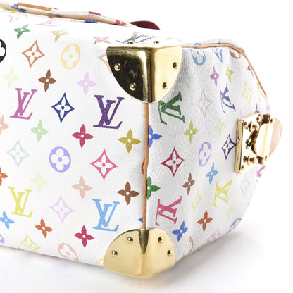Louis Vuitton Monogram Multicolor Speedy 30 White 7 of 9