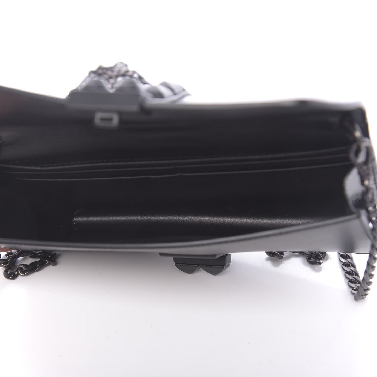 City Calfskin Studded Mini Elektra Crossbody Bag Black