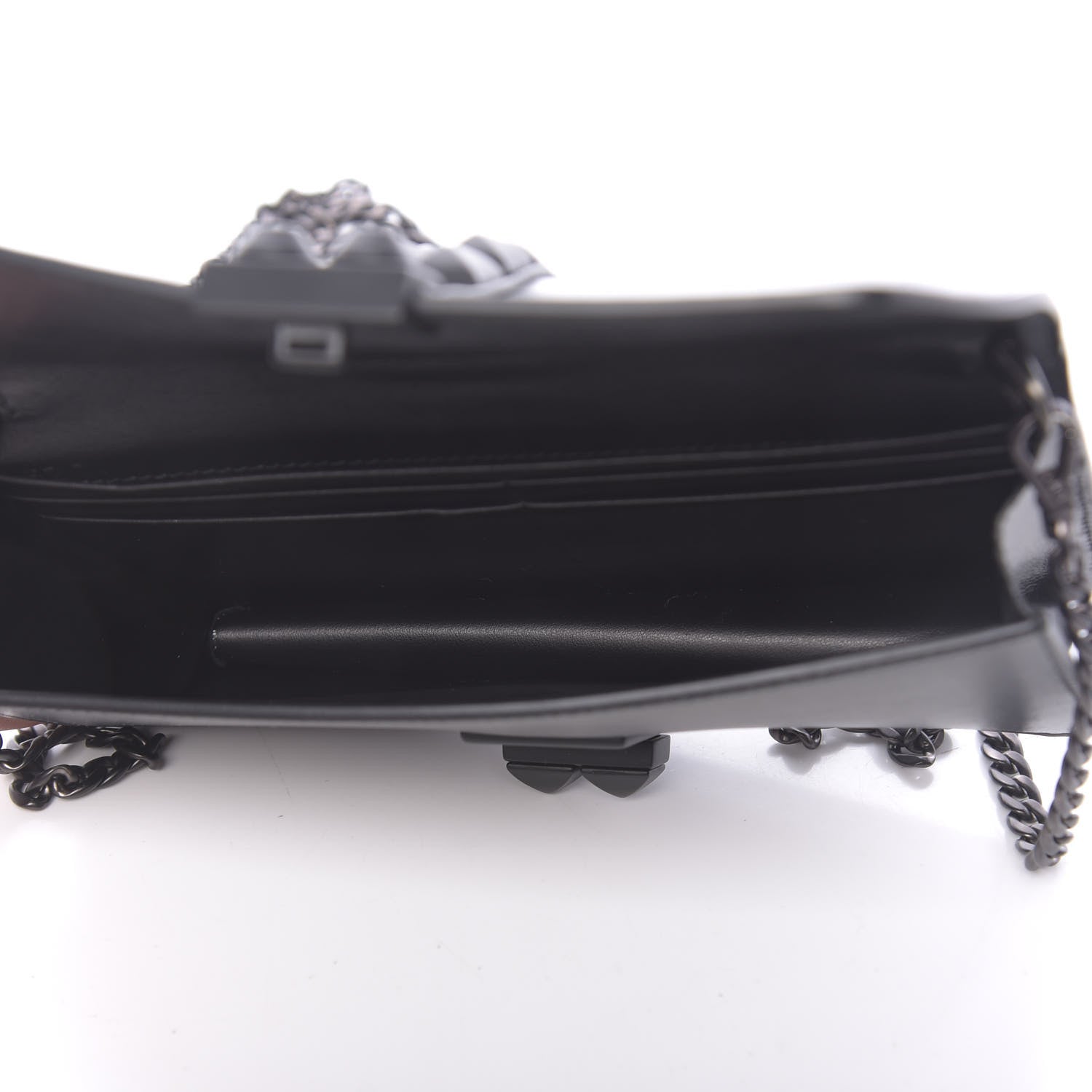 Prada City Calfskin Studded Mini Elektra Crossbody Bag Black 5 of 9
