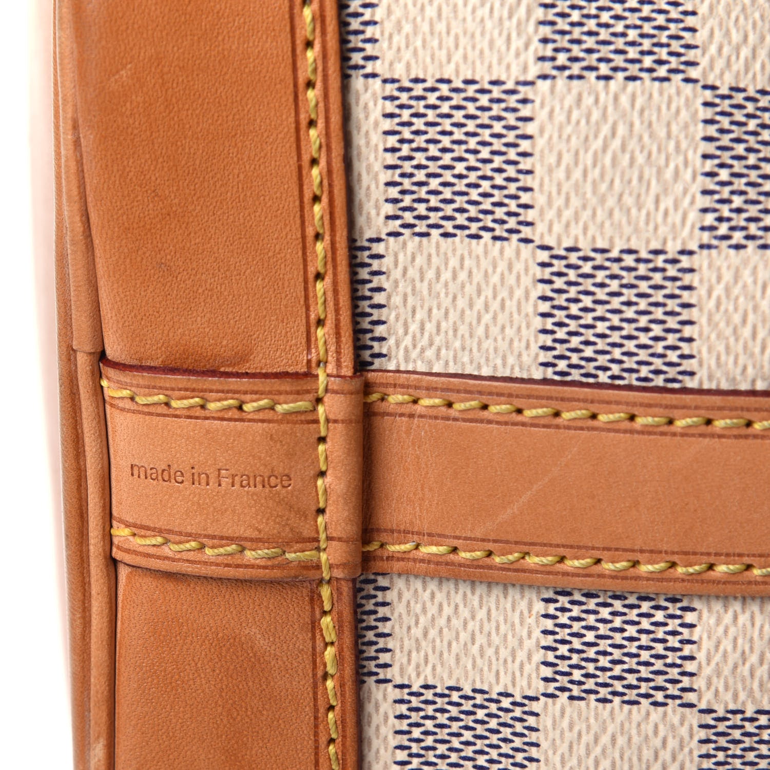 Louis Vuitton Damier Azur Noe BB 7 of 9