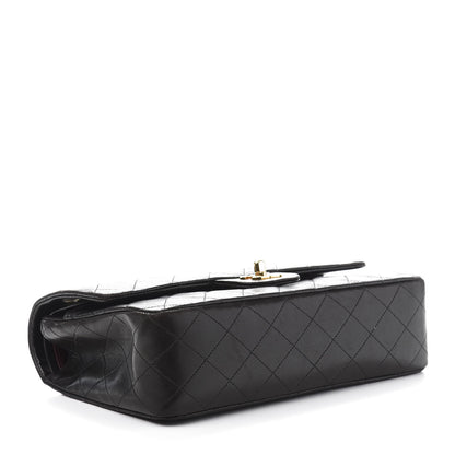 Chanel Lambskin Quilted Medium Double Flap Black 4 of 17