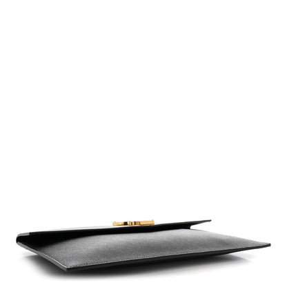 Saint Laurent Grain De Poudre Uptown Pouch Black 4 of 7
