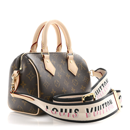 Louis Vuitton Monogram Speedy Bandouliere 20 Black 3 of 9