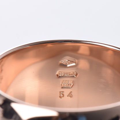 Bulgari 18K Rose Gold Monologo Ring 54 6.75 4 of 4