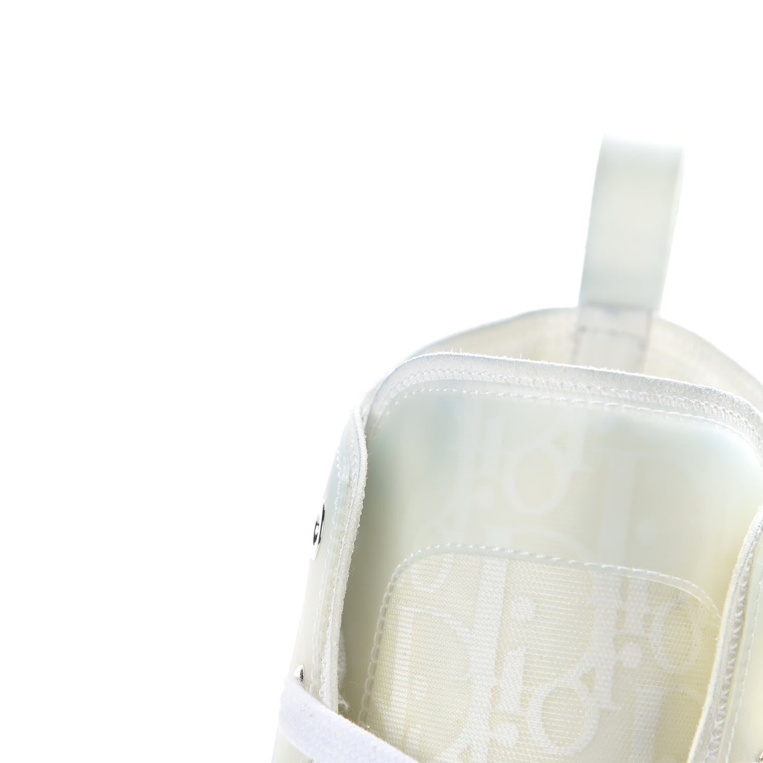 Christian Dior Technical Canvas Oblique Mens B23 High Top Sneakers 43 White 10 of 13