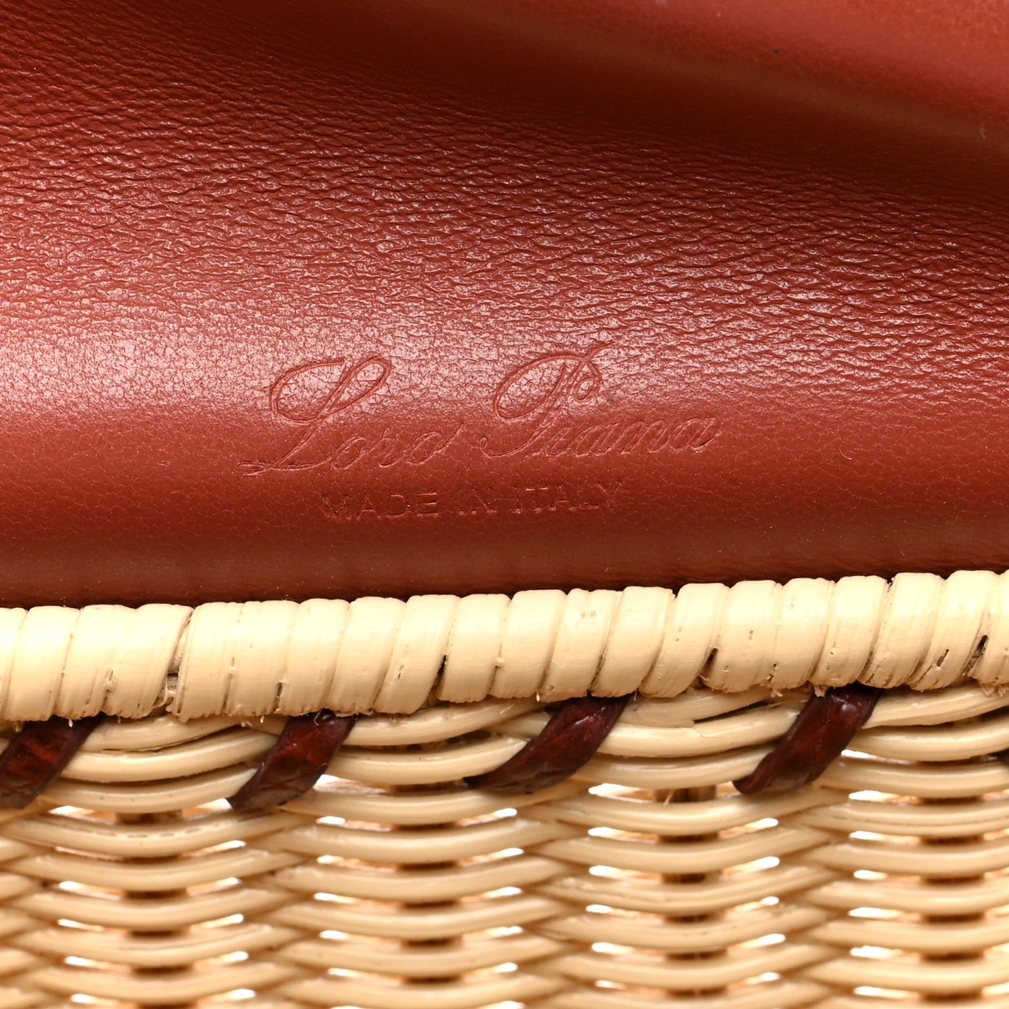 Wicker Lizard East West L19 Extra Pocket Pouch Smoked Caramel