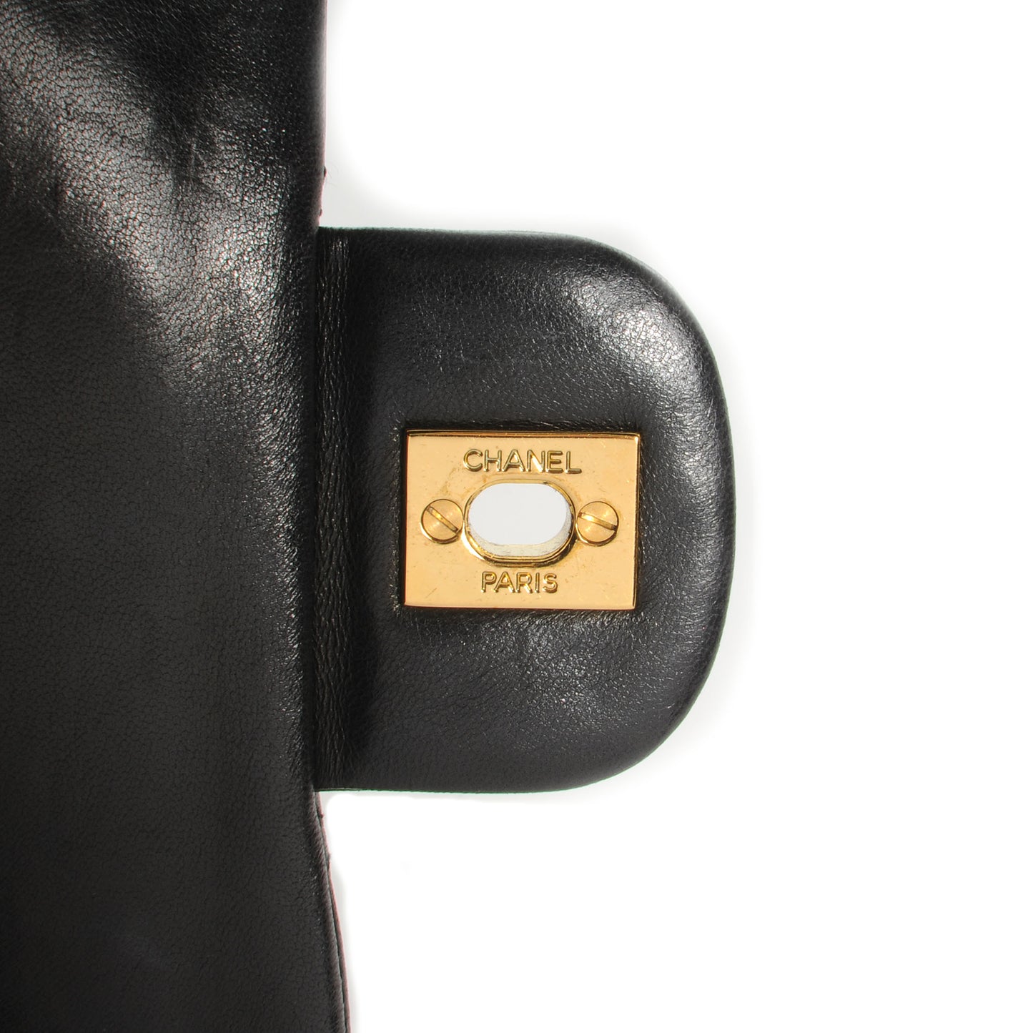 Lambskin Medium Double Flap Brown