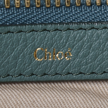 Chloe Calfskin Ellen Tote Sea Green 8 of 10