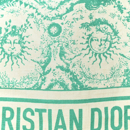 Christian Dior Canvas Dioriviera Toile de Jouy Soleil Tote Aquamarina 7 of 10