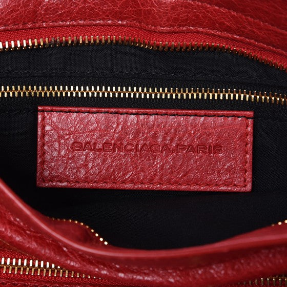Balenciaga Agneau Giant 12 Gold Hardware City Rouge Cardinal 6 of 11