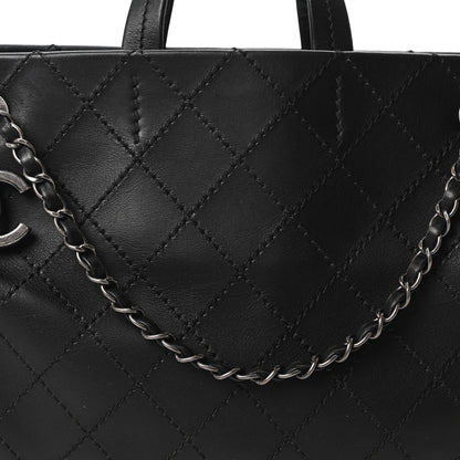 Chanel Calfskin CC Pocket Tote Black 8 of 10