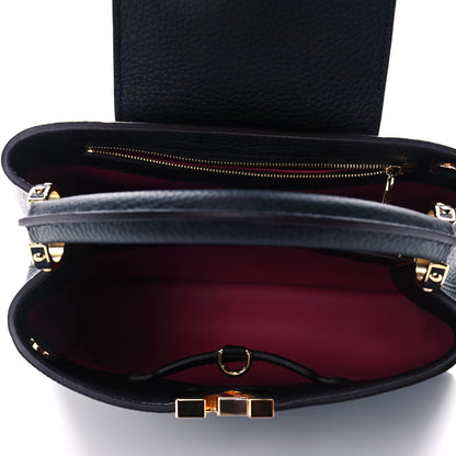 Louis Vuitton Taurillon Capucines BB Black 5 of 9