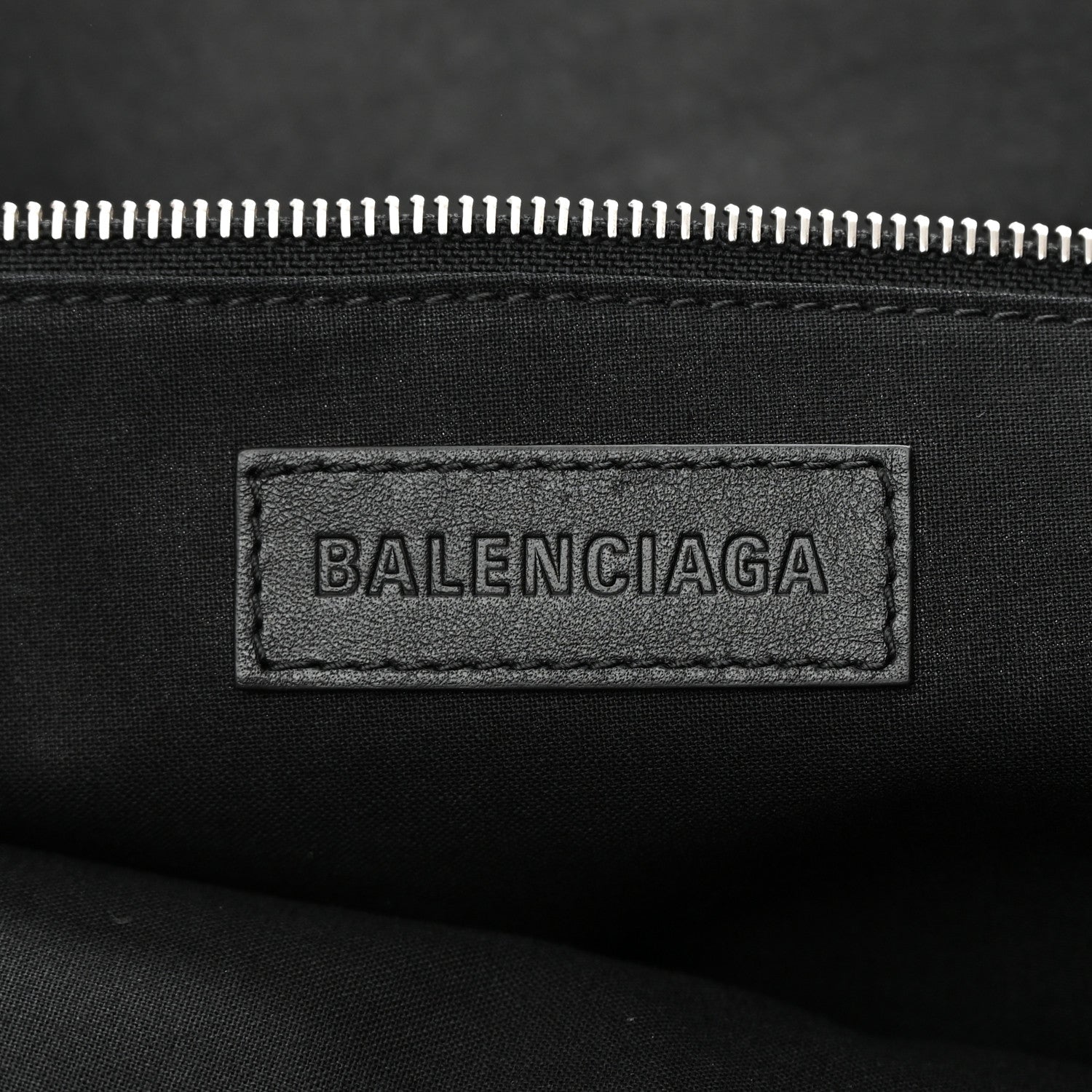 Balenciaga Cotton Canvas Calfskin Cities Paris Jumbo Large Tote Bag Black White 6 of 12