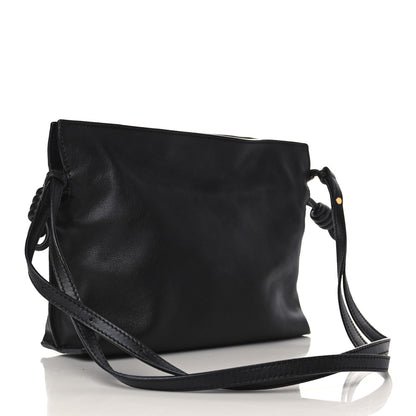 Loewe Calfskin Mini Flamenco Knot Clutch Black 3 of 9