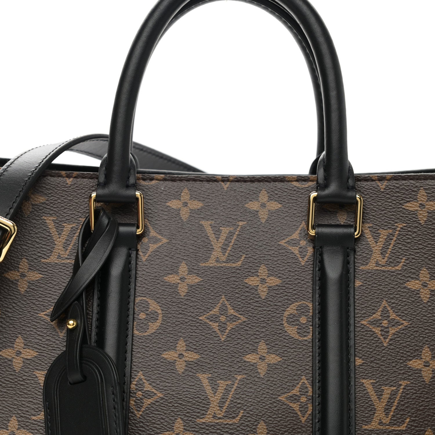 Louis Vuitton Monogram Soufflot MM Black 8 of 10
