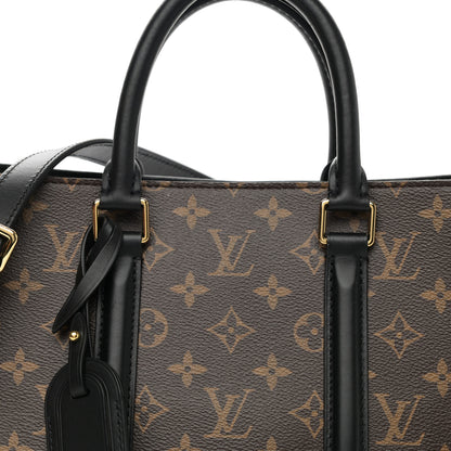Louis Vuitton Monogram Soufflot MM Black 8 of 10