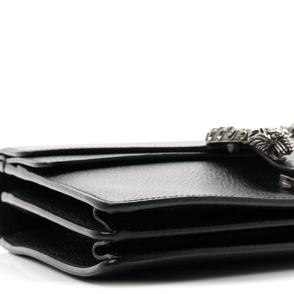 Gucci Pebbled Calfskin Small Dionysus Shoulder Bag Black 9 of 10