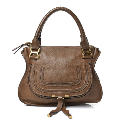Chloe Calfskin Medium Marcie Satchel Barbour Khaki 1 of 9