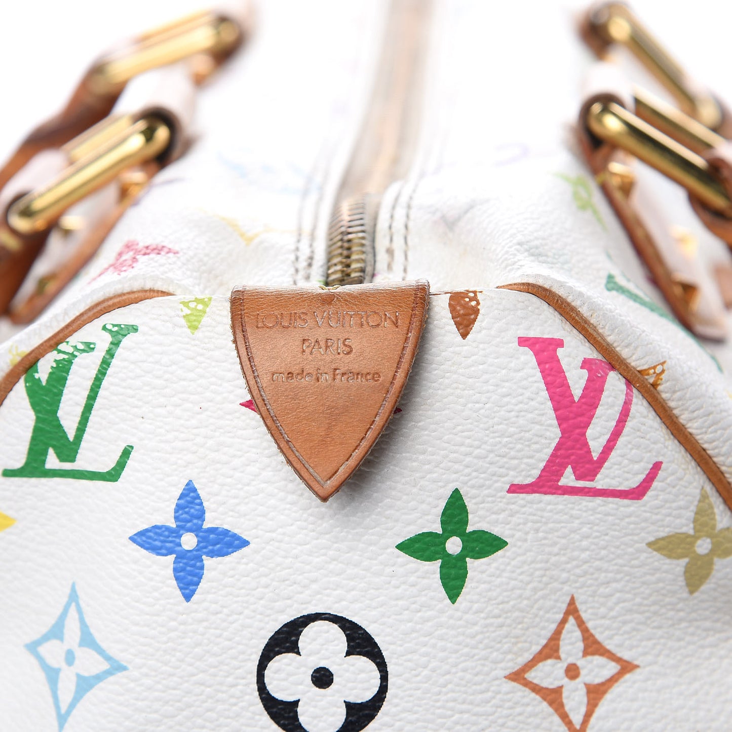 Monogram Multicolor Speedy 30 White