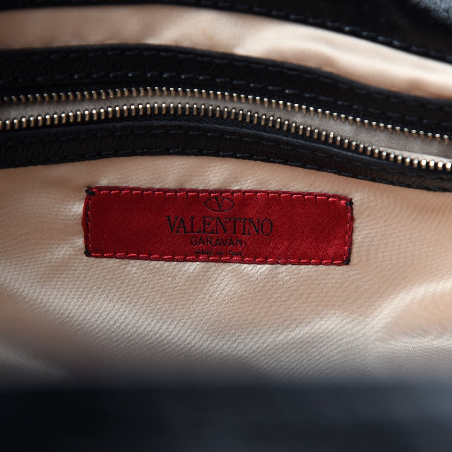 Valentino Garavani Crinkled Canvas Small Nuage Bow Hobo Black 8 of 10