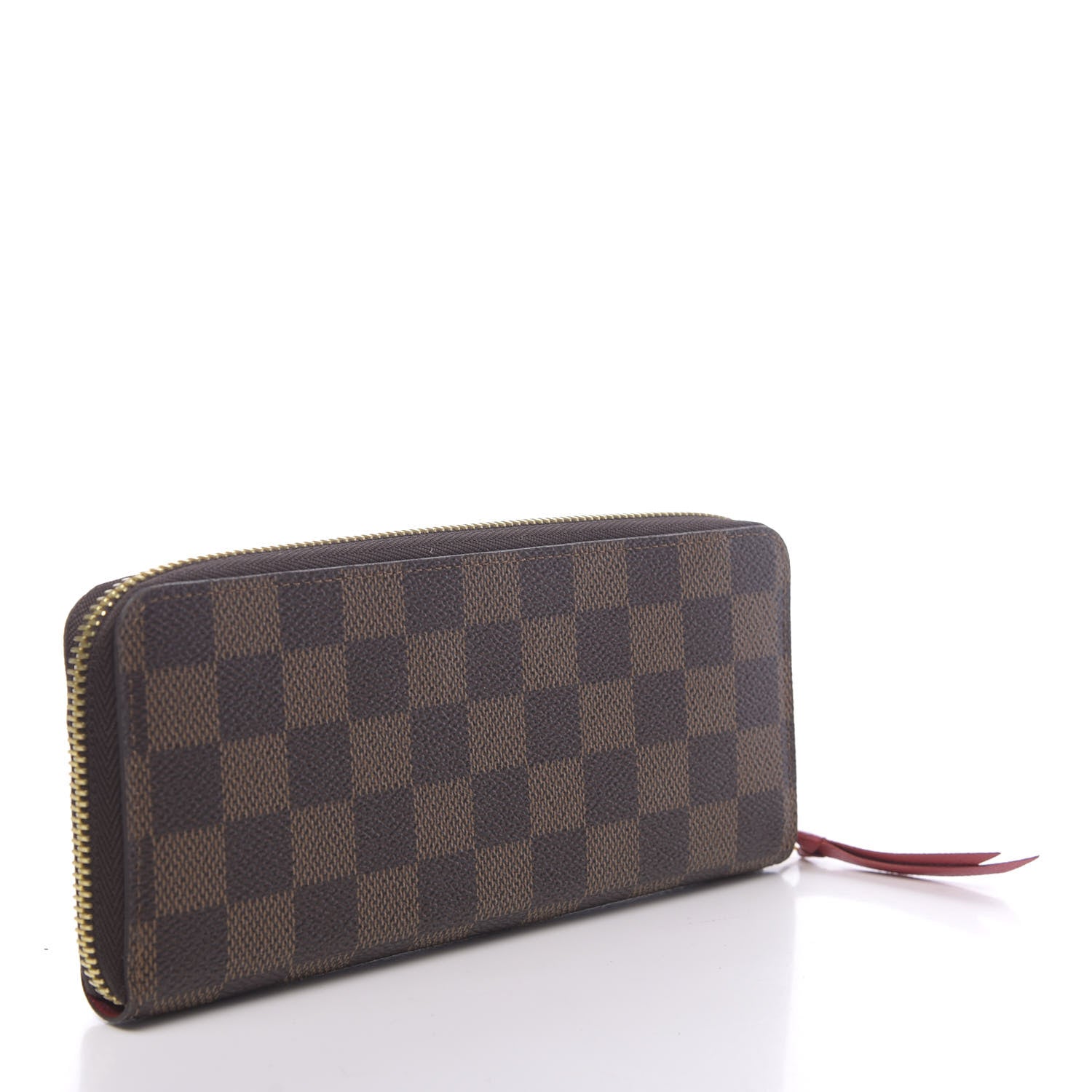 Louis Vuitton Damier Ebene Clemence Wallet Cherry 3 of 6