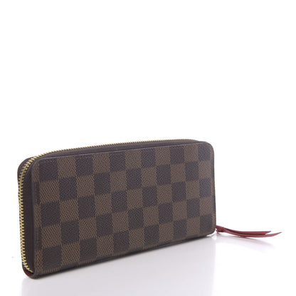 Louis Vuitton Damier Ebene Clemence Wallet Cherry 3 of 6