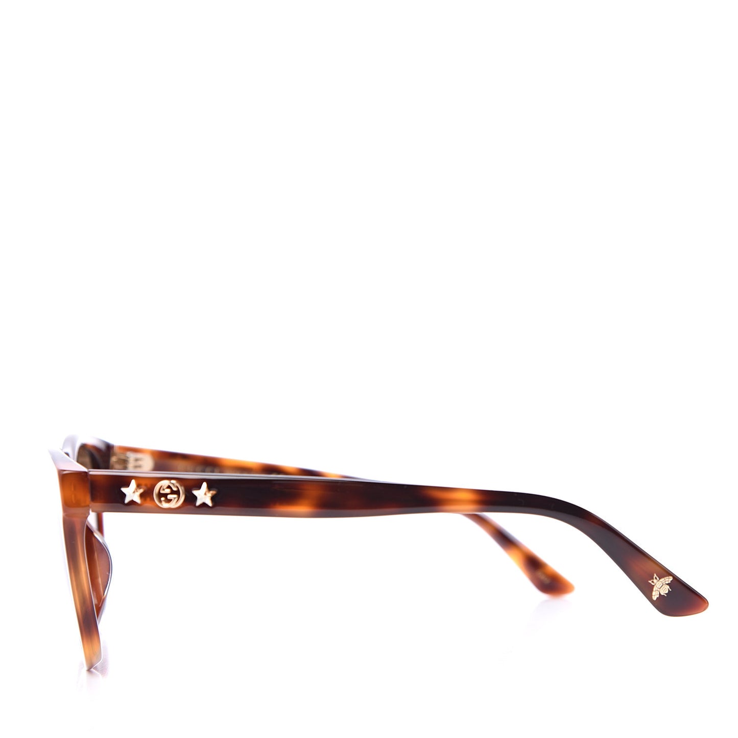 Round Frame Star Sunglasses GG0232SK Tortoiseshell
