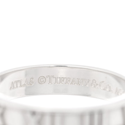 Tiffany Sterling Silver Narrow Atlas Ring 53 6.5 4 of 4