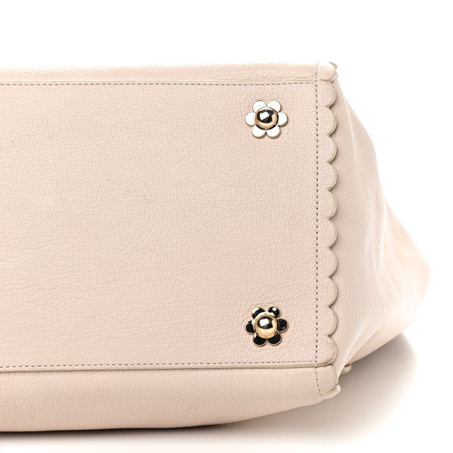 Classic Calfskin Cecily Flower Tote Ballet Pink