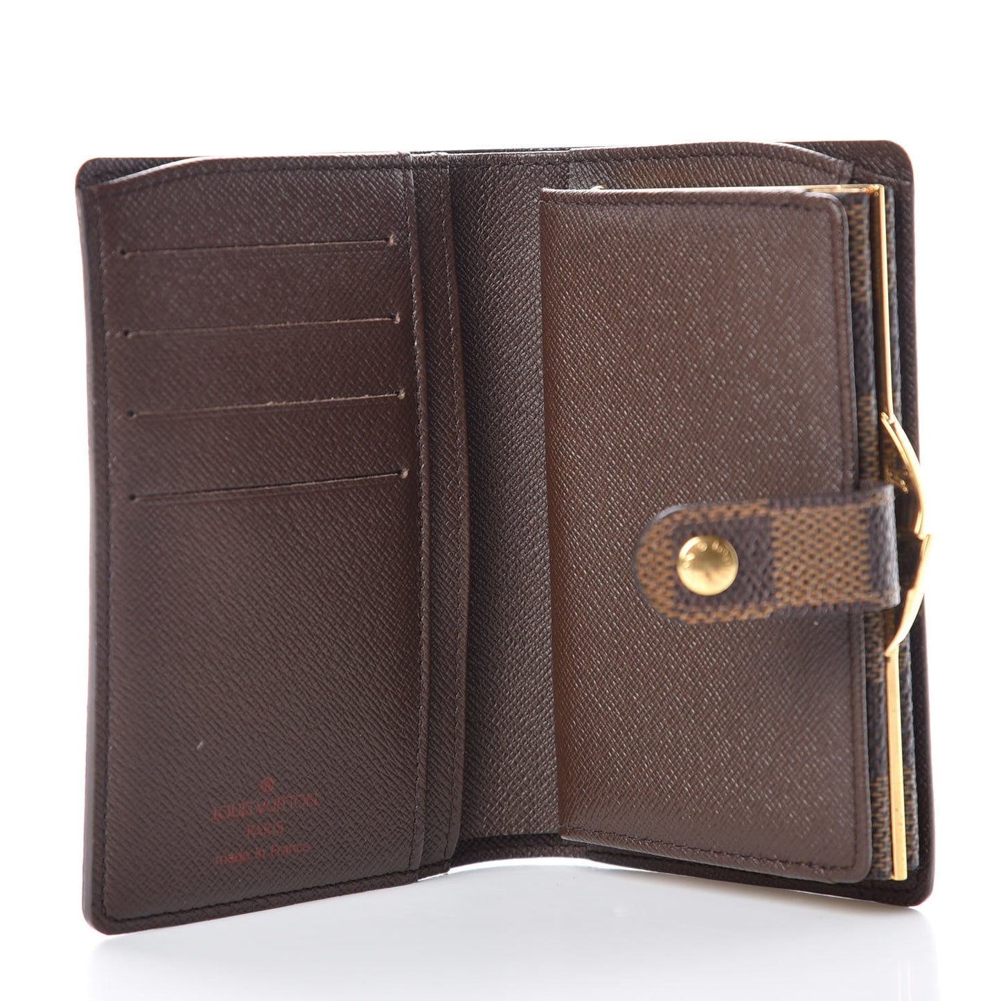 Damier Ebene French Purse Wallet