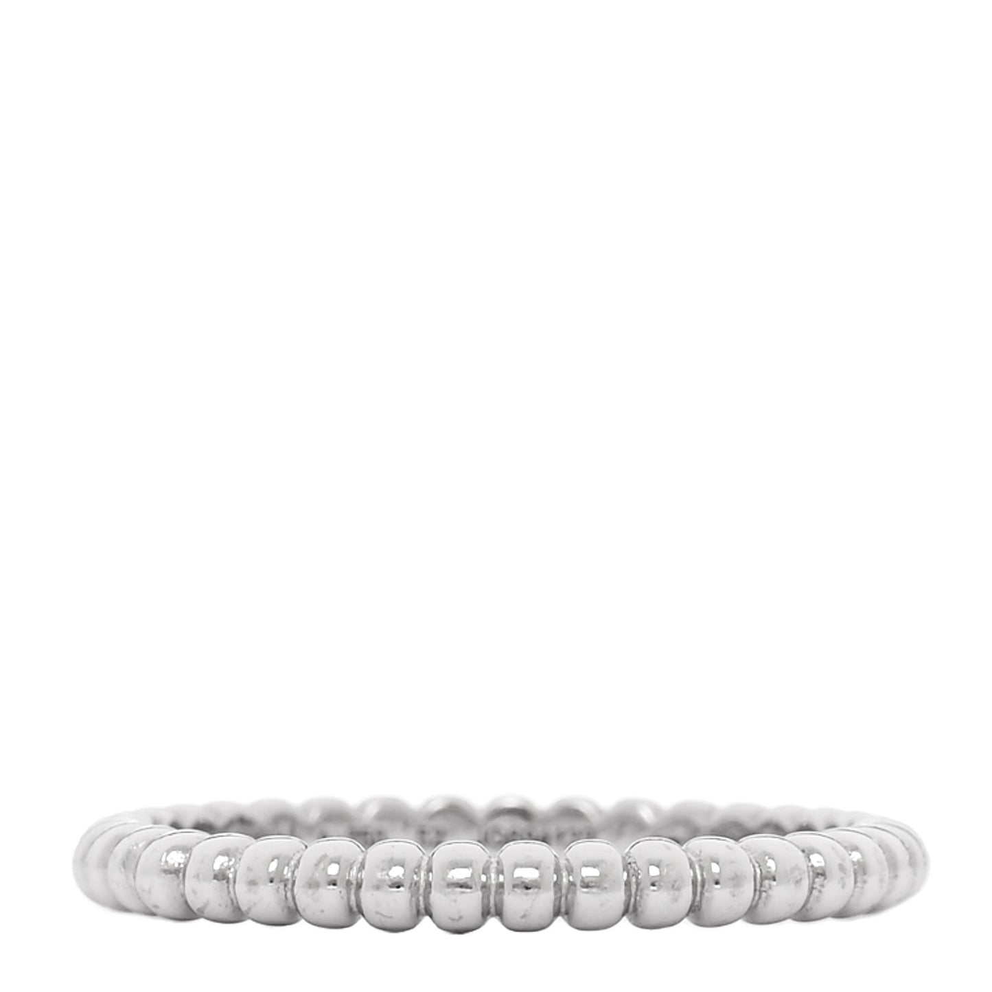 18K White Gold Small Perlee Ring 52 6