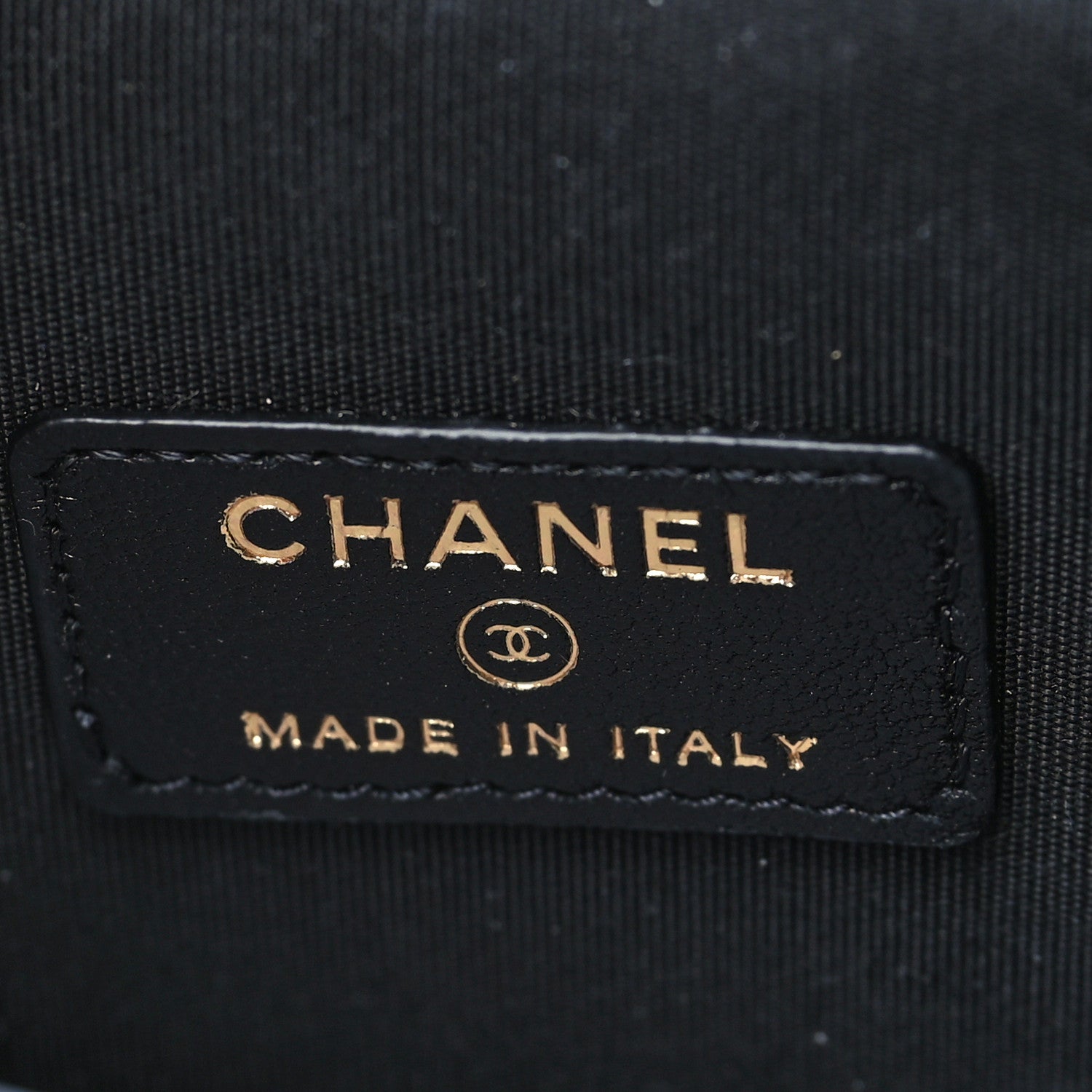 Chanel Lambskin Quilted Top Handle Mini Vanity Case With Chain Black 6 of 9