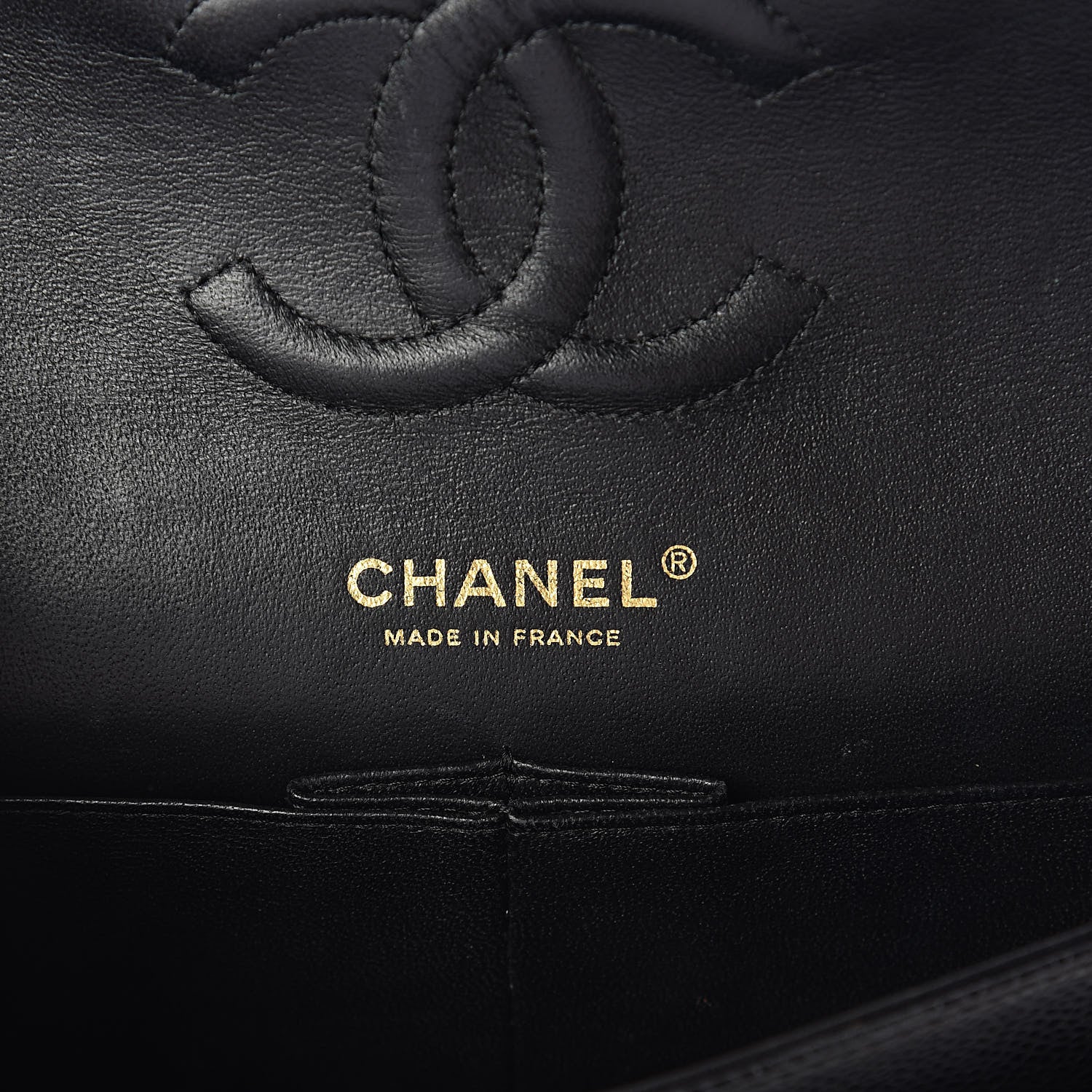 Chanel Caviar Quilted Medium Double Flap Black 6 of 10