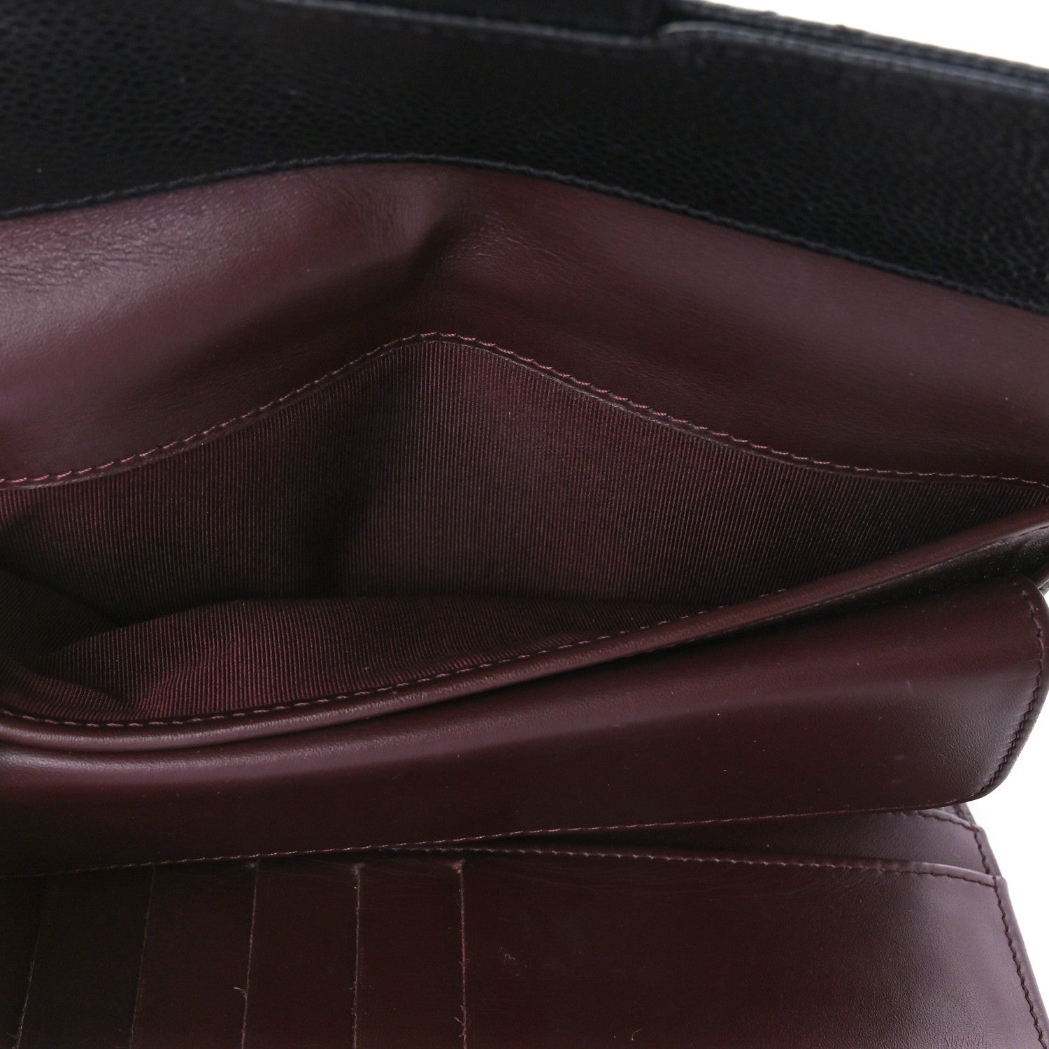Chanel Caviar Quilted Large Flap Wallet Black 8 of 17