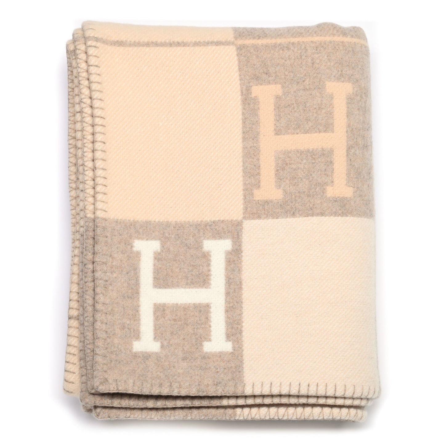 Wool Cashmere Avalon III Blanket Coco Camomille