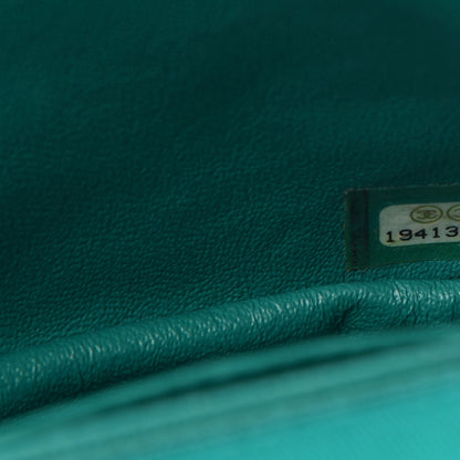 Chanel Jersey Quilted Mini Rectangular Flap Green 12 of 13