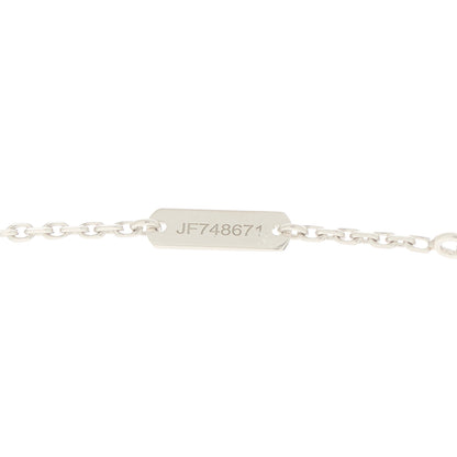 Van Cleef & Arpels 18K White Gold Mother Of Pearl Vintage Alhambra Pendant Necklace 4 of 5