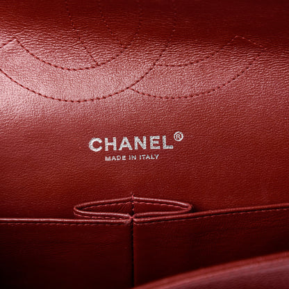 Chanel Caviar Quilted Jumbo Double Flap Dark Red 6 of 10