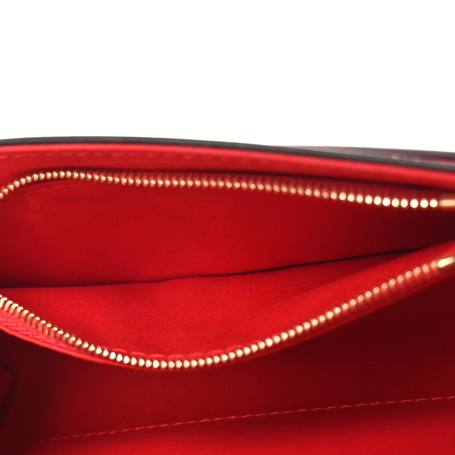 Louis Vuitton Patent Calfskin Chain Louise PM Rouge 6 of 9