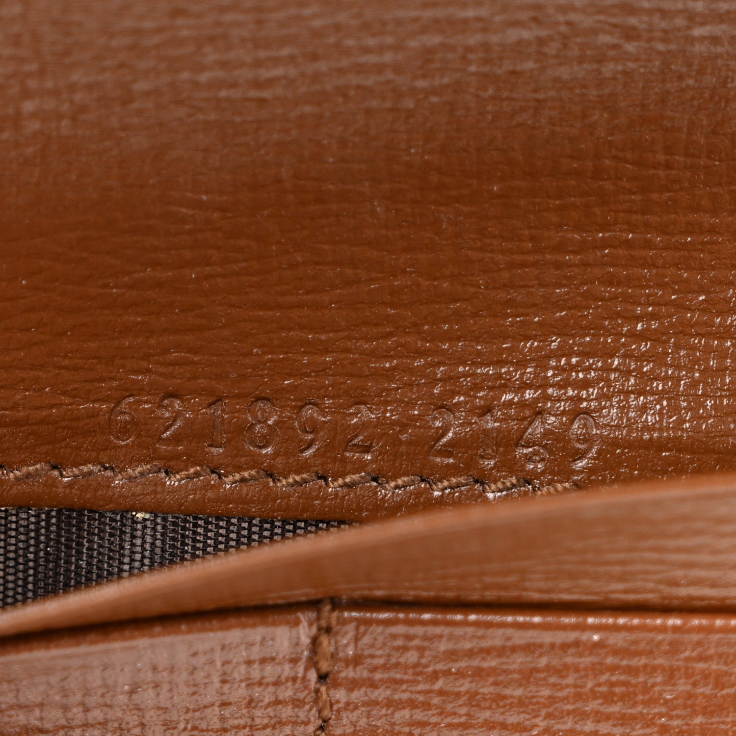 Gucci GG Supreme Monogram Azalea Calfskin Horsebit 1955 Wallet On Chain Beige Ebony Brown Sugar 7 of 13