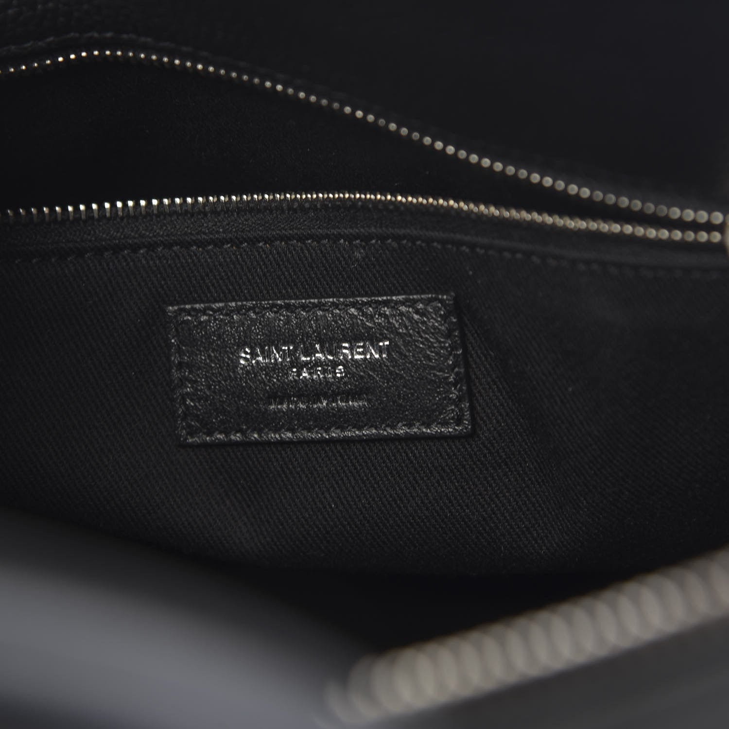 Saint Laurent Grained Calfskin Small Supple Sac De Jour Duffle Black 6 of 9