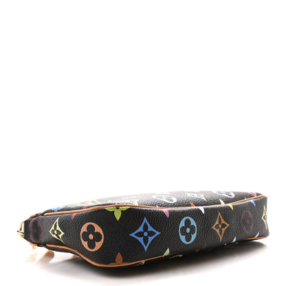 Louis Vuitton Monogram Multicolor Pochette Accessories Black 4 of 9