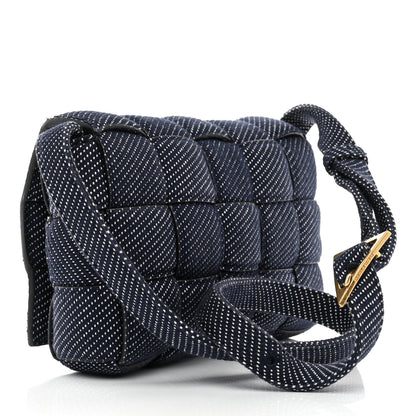 Bottega Veneta Denim Maxi Intrecciato Padded Cassette High Frequency Crossbody Bag Indigo 4 of 10