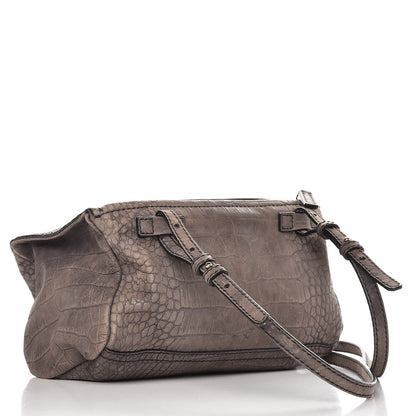 Givenchy Calfskin Crocodile Embossed Mini Pandora Grey 3 of 8