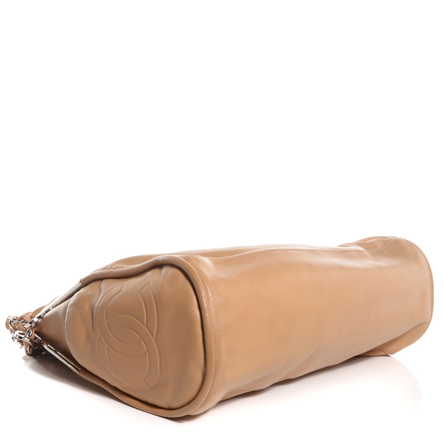 Lambskin Large Ultimate Soft Tote Beige