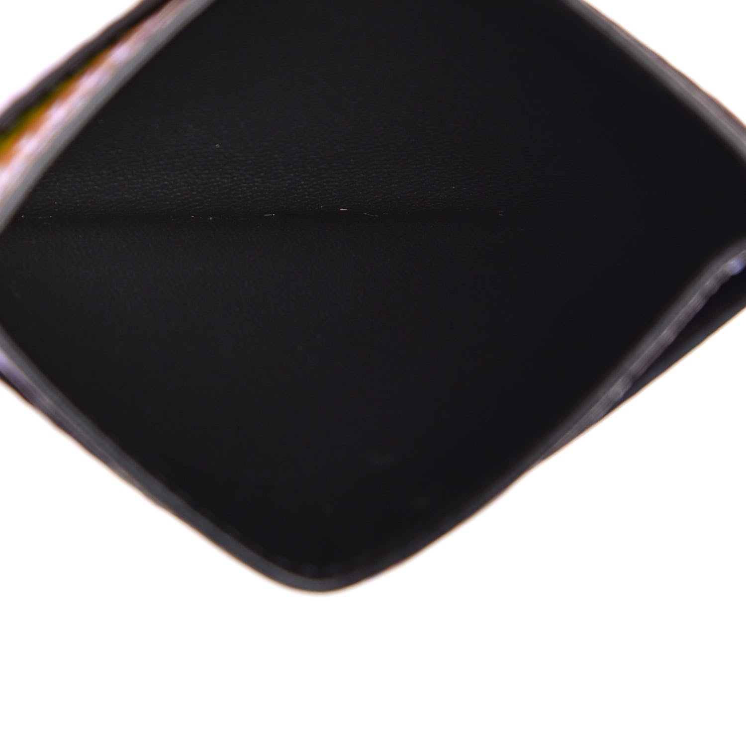 Celine Calfskin Card Holder Black Multicolor 5 of 9