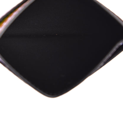 Celine Calfskin Card Holder Black Multicolor 5 of 9