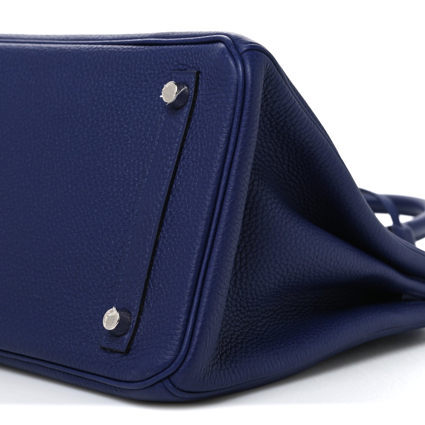 Togo Swift Officier Birkin 30 Bleu Encre Rouge H