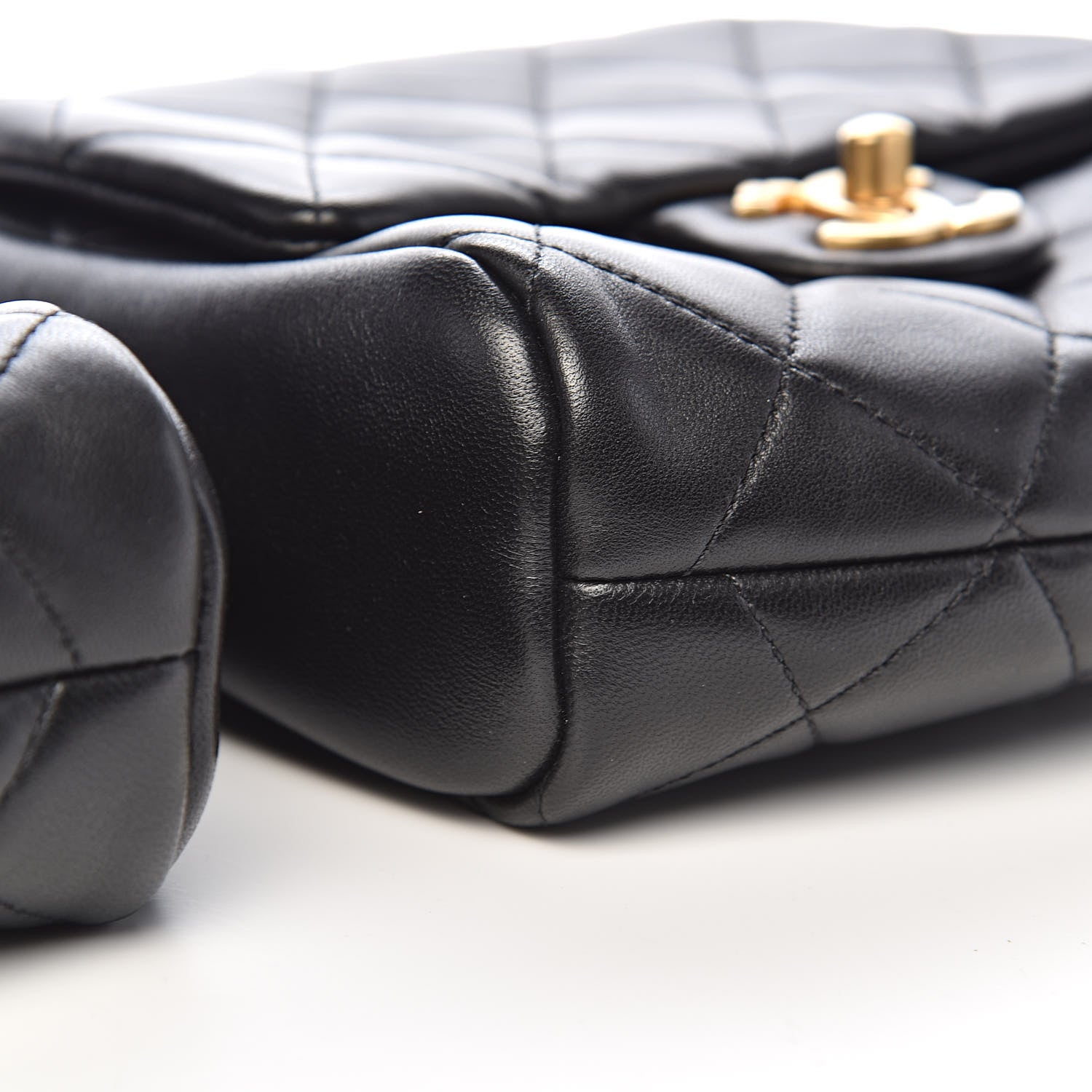 Chanel Lambskin Quilted Side-Packs Black 11 of 13